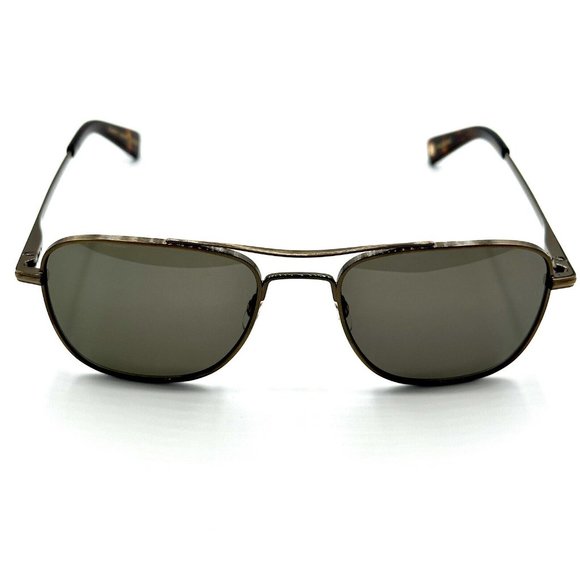 Garrett Leight GLCO Unisex Harbor Color Brushed Gold Sunglasses New - Picture 2 of 5